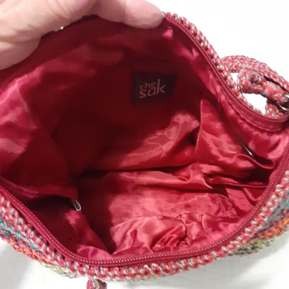 The Sak Woven Shoulder Handbag Summer Vibes - Picture 6 of 6